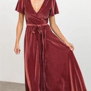 Baltic Born Burgundy Maxi Dress